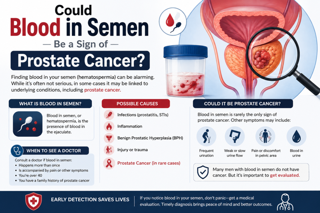 Could Blood in Semen Be a Sign of Prostate Cancer?